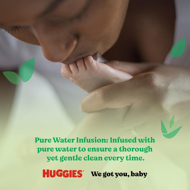 Huggies Natural Care Baby Wipes with Aloe Vera - 224 Count - Image 4